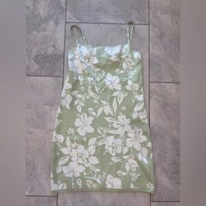 Abercrombie & Fitch Jacquard Open Back Mini Dress